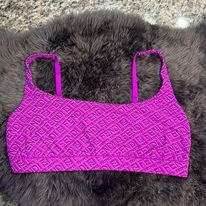 Fendi Skims Purple Bralette Size M NWOT